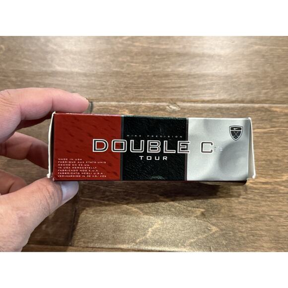 Vintage Nike Double C Tour Pro #1 Golf balls 3 pack 2001 Made In USA NEW - Picture 3 of 6